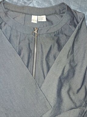 REQ Gray Zipper Front Jacket